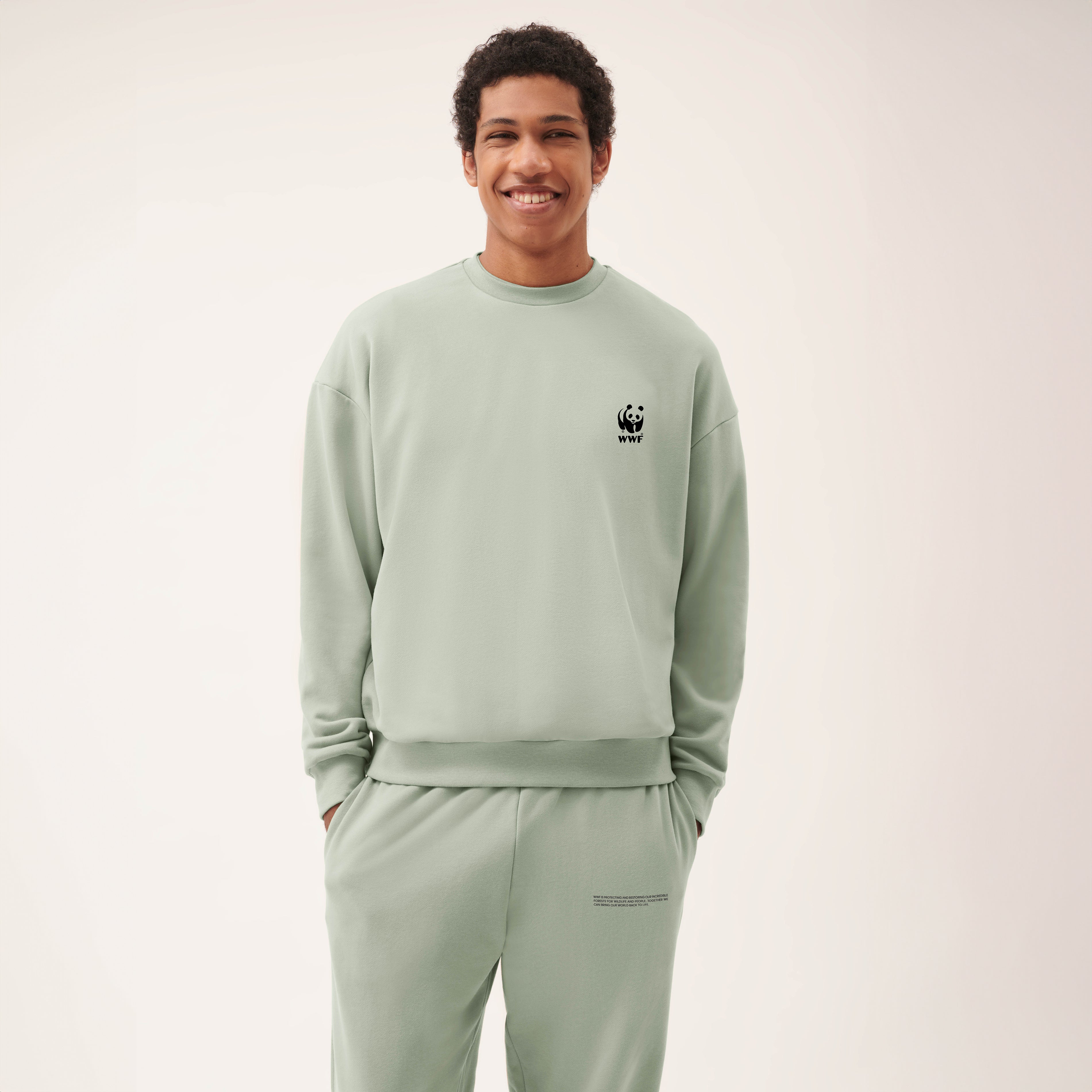 PANGAIA Unisex Sweatshirt - Moss Green