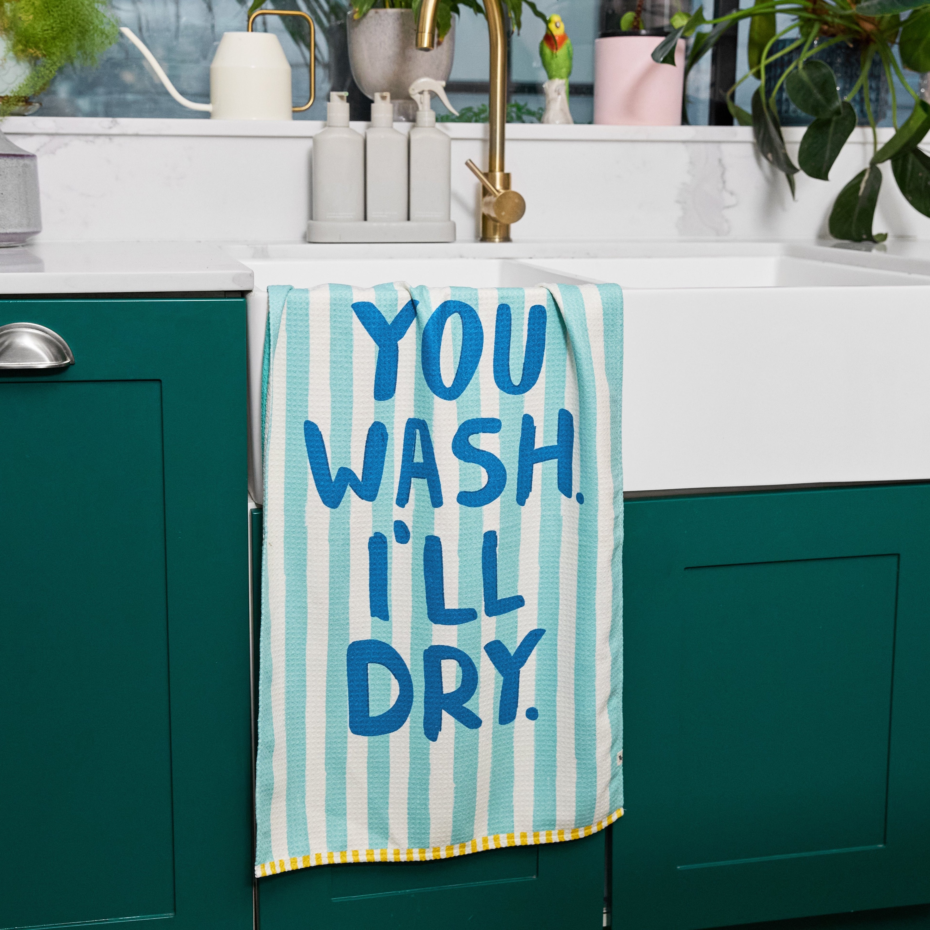 Dock & Bay Tea Towel - You Wash I'll Dry