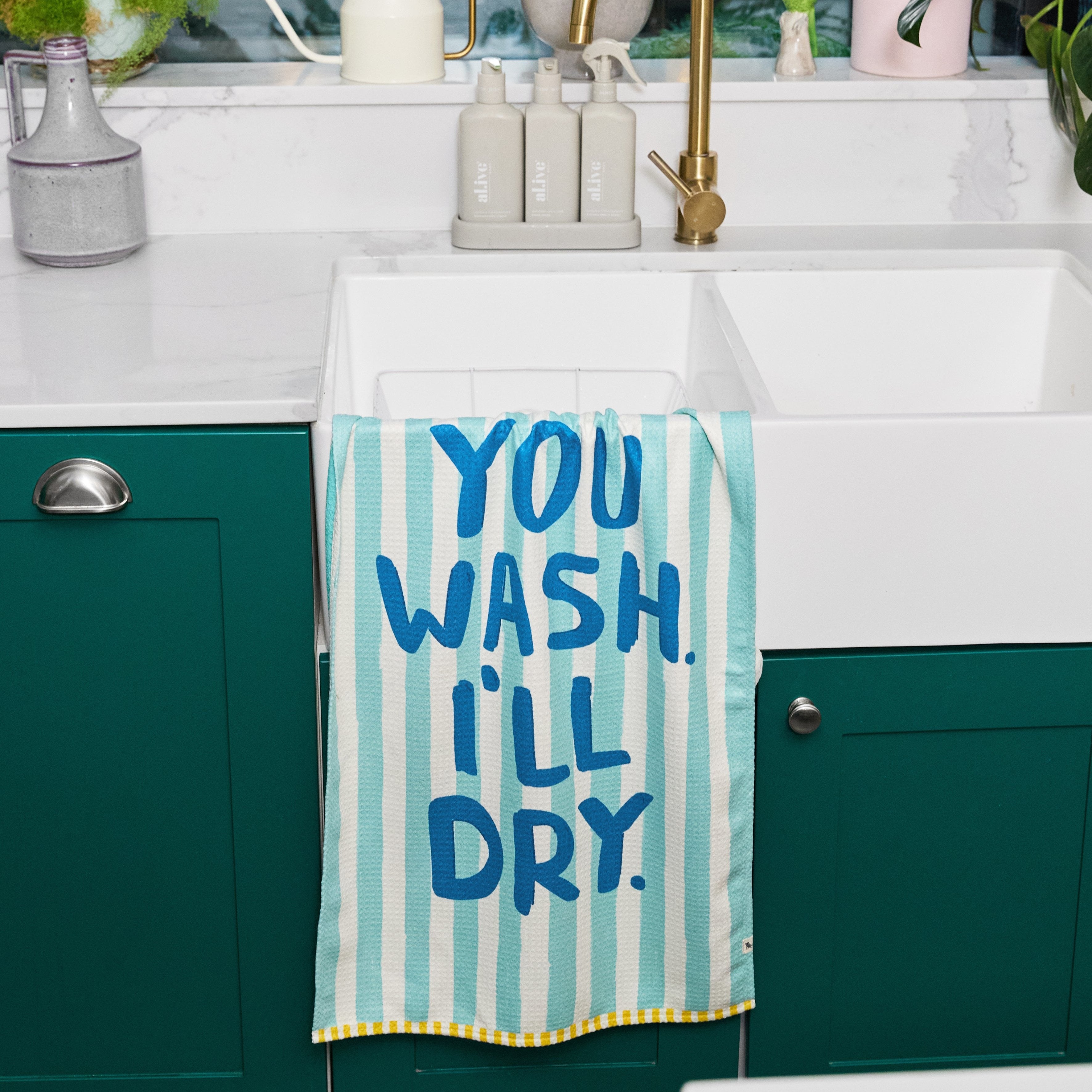 Dock & Bay Tea Towel - You Wash I'll Dry